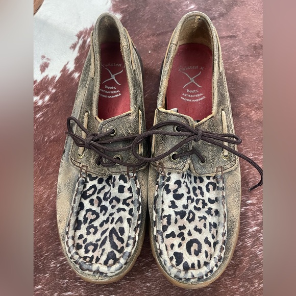 Twisted X Boat Style Leather Shoes Women’s size 8 - Picture 4 of 4